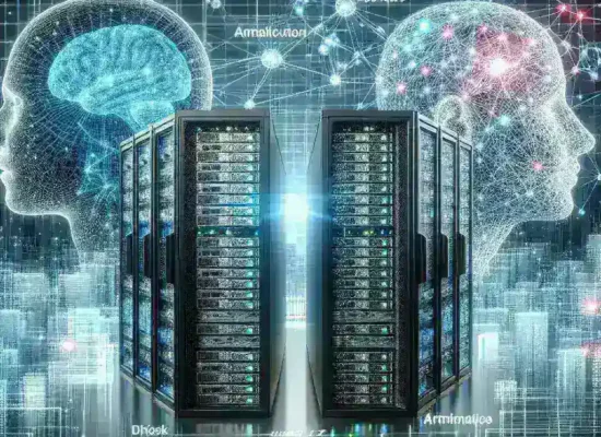 "Supercomputación y inteligencia artificial en acción: simulaciones avanzadas sin riesgos en un entorno tecnológico moderno."