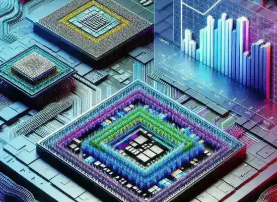 "Diagrama ilustrativo que muestra los procesos de fabricación de chips de 3 nm y 2 nm, destacando su impacto en la eficiencia del rendimiento del procesador Zen6."