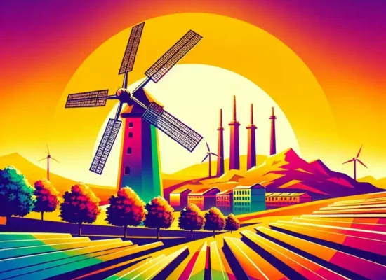 "Imagen que ilustra la aprobación por parte de España de incentivos fiscales para startups enfocadas en energías limpias y tecnologías verdes, destacando la importancia de la innovación sostenible en el sector energético."