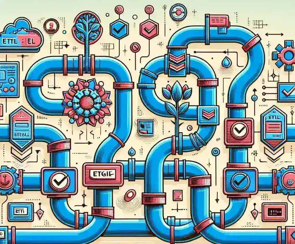 "Infografía que ilustra soluciones efectivas para validar la integridad de datos en pipelines ETL, destacando herramientas y métodos clave para asegurar la calidad de datos en procesos de extracción, transformación y carga."